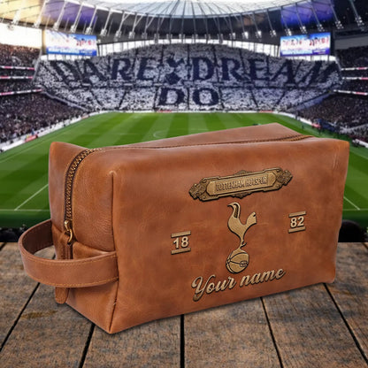 PREMIUM ?��??���?��? X TOT 3D EMBOSSED LEATHER TOILETRY BAG Limited Edition NDT NHM 020326