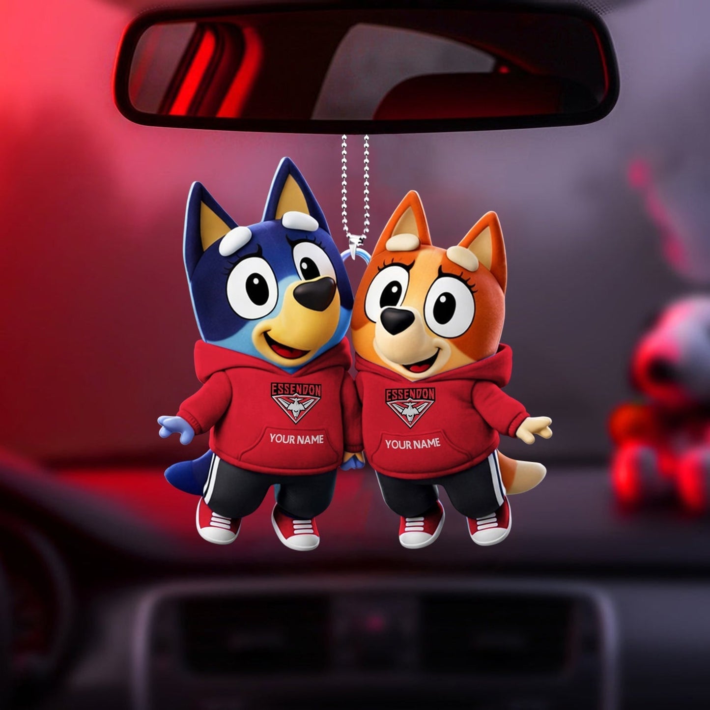 PREMIUM ESS X Bluey & Bingo Car Ornament NDT NHM 040326