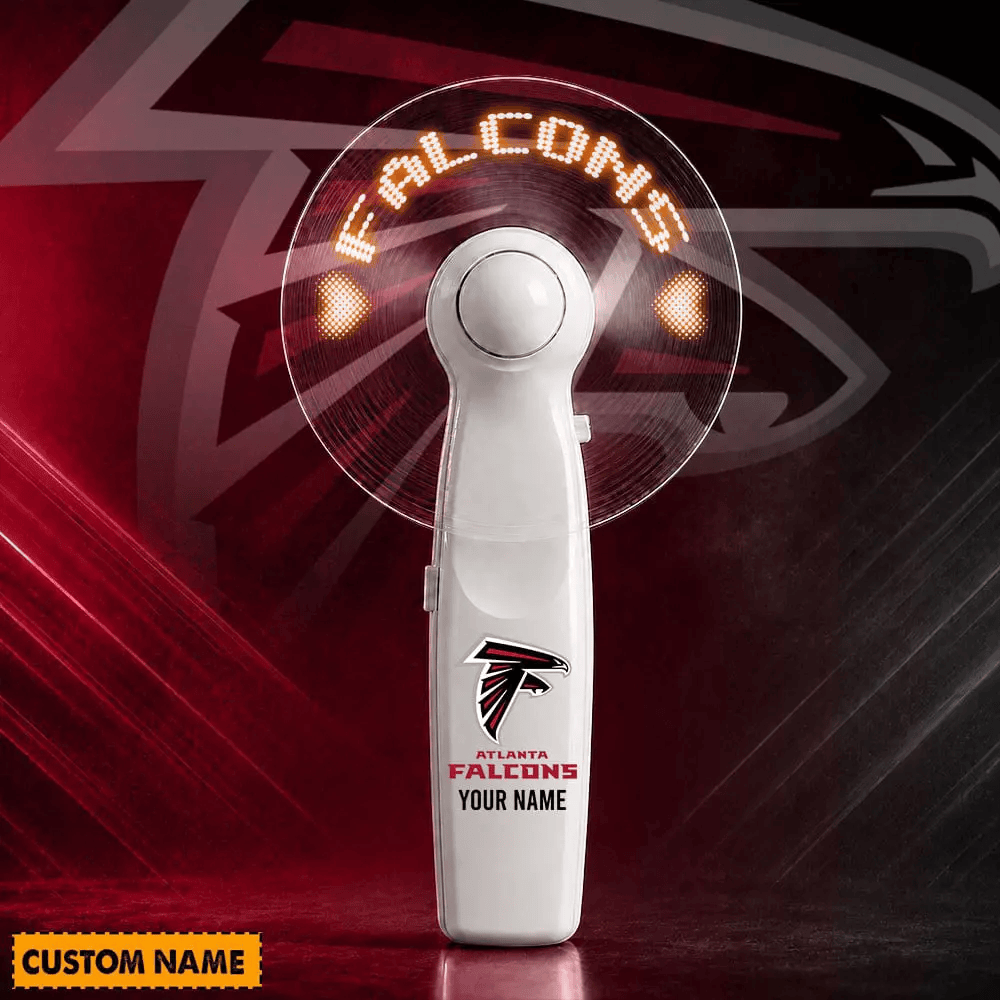 PREMIUM NFL X ATL USB Led Fan Custom Name Limited Editions NDT LVH240526