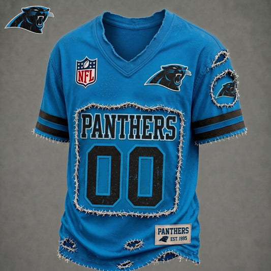 PREMIUM NFL X CP LUXURY V-NECK T-SHIRT CUSTOME NUMBER FOR SEASON SUMMER NDT VHM 200626