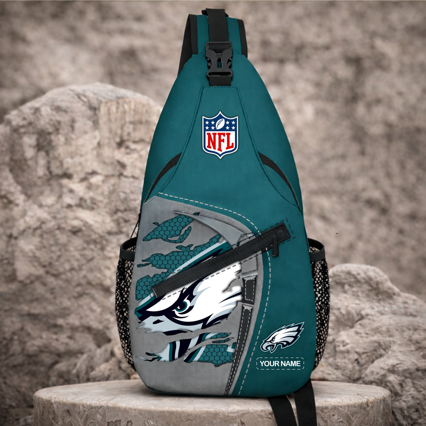 PREMIUM NFL X EAG  New Style Sling Bag CUSTOME NAME LIMITED EDITIONS NDT VHM 240226