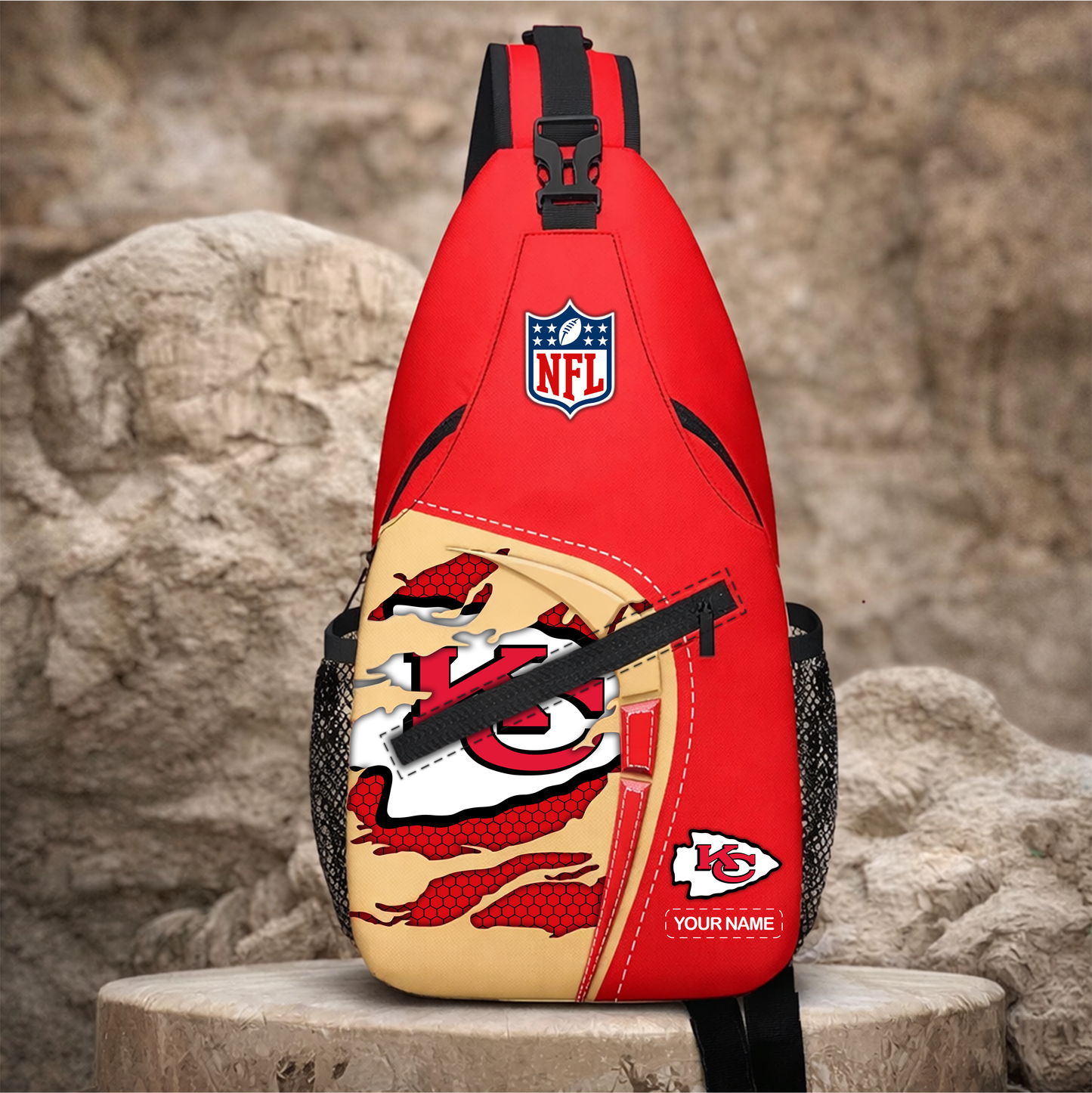 PREMIUM NFL X KC New Style Sling Bag CUSTOME NAME LIMITED EDITIONS NDT VHM 240226