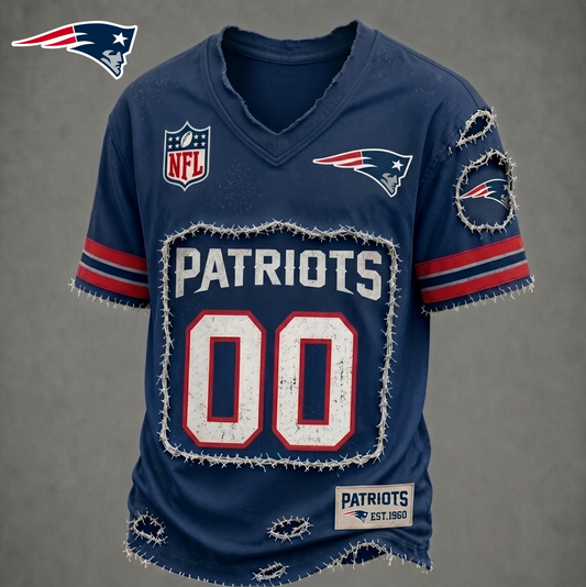 PREMIUM NFL X NEP LUXURY V-NECK T-SHIRT CUSTOME NUMBER FOR SEASON SUMMER NDT VHM 200626