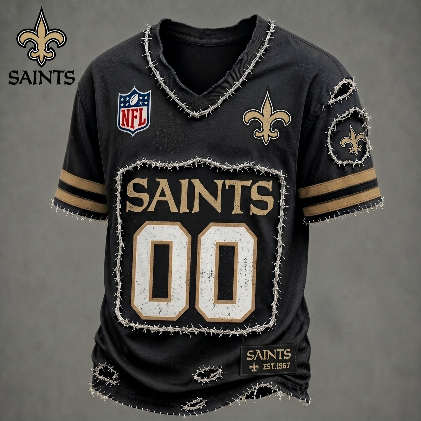 PREMIUM NFL X NOS LUXURY V-NECK T-SHIRT CUSTOME NUMBER FOR SEASON SUMMER NDT VHM 200626