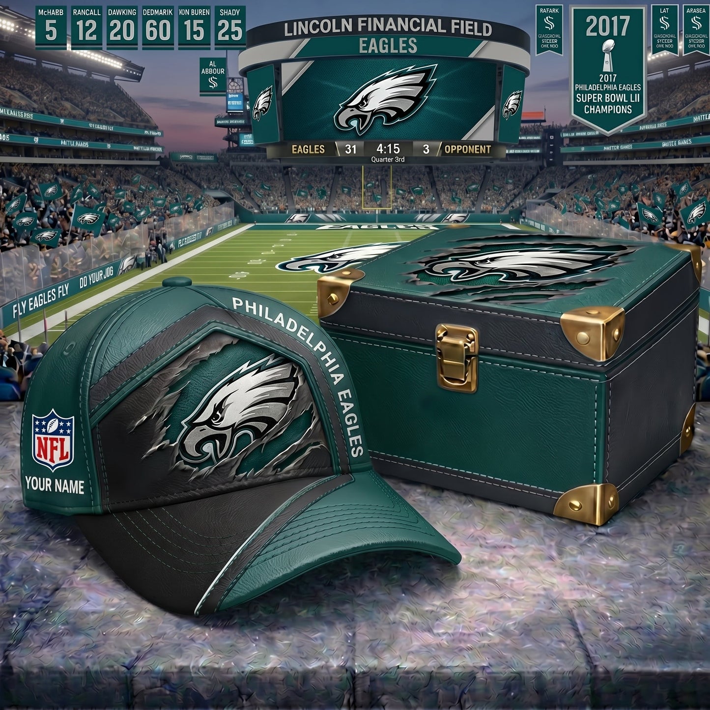 PREMIUM NFL X PE CRACK CUSTOME NAME HAT LIMITED EDITIONS NDT VHM 220426