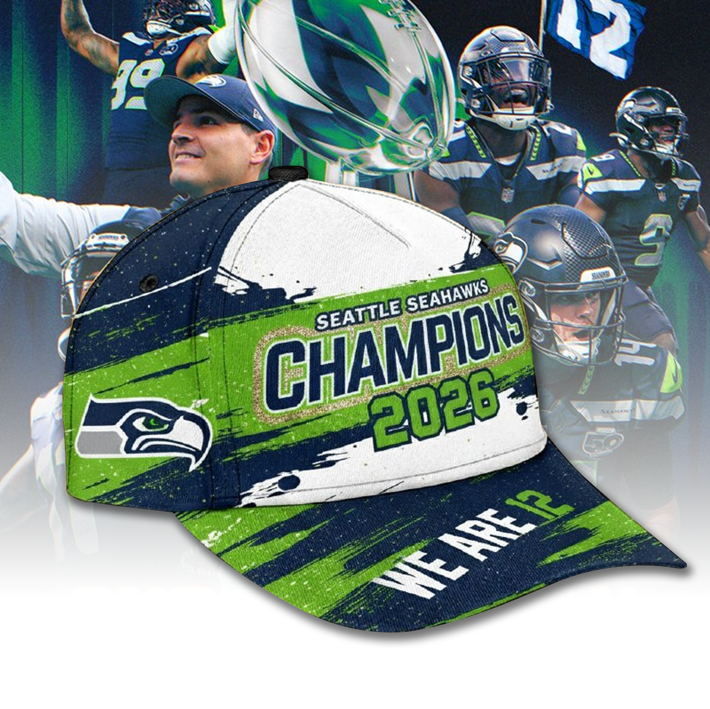 PREMIUM NFL X SEA 3D SUPER BOWL CHAMPIONSHIP NDT VHM 100226