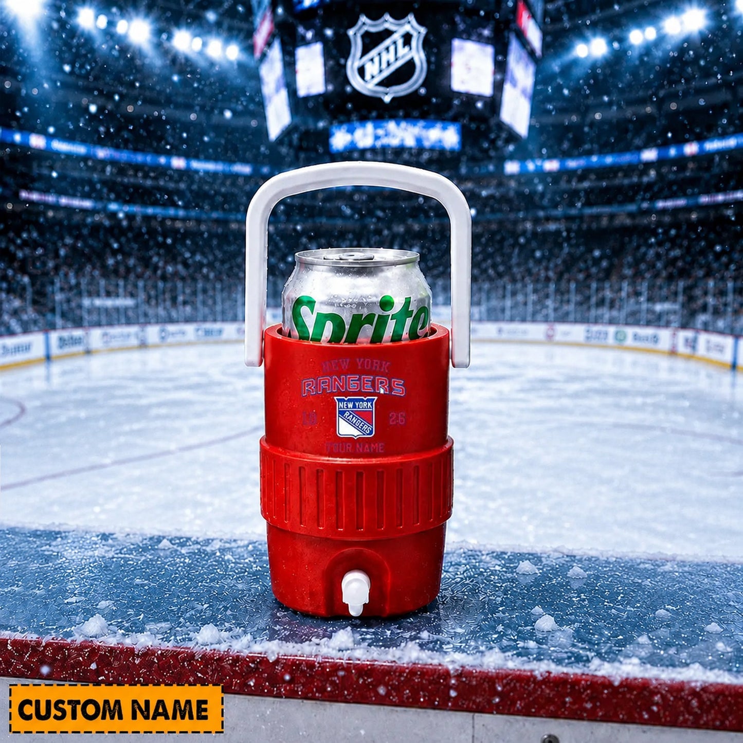 PREMIUM NHL X NYR Retro Mini Cooler Can Holder Custom Name Gifts For Fan NDT NHM 240526