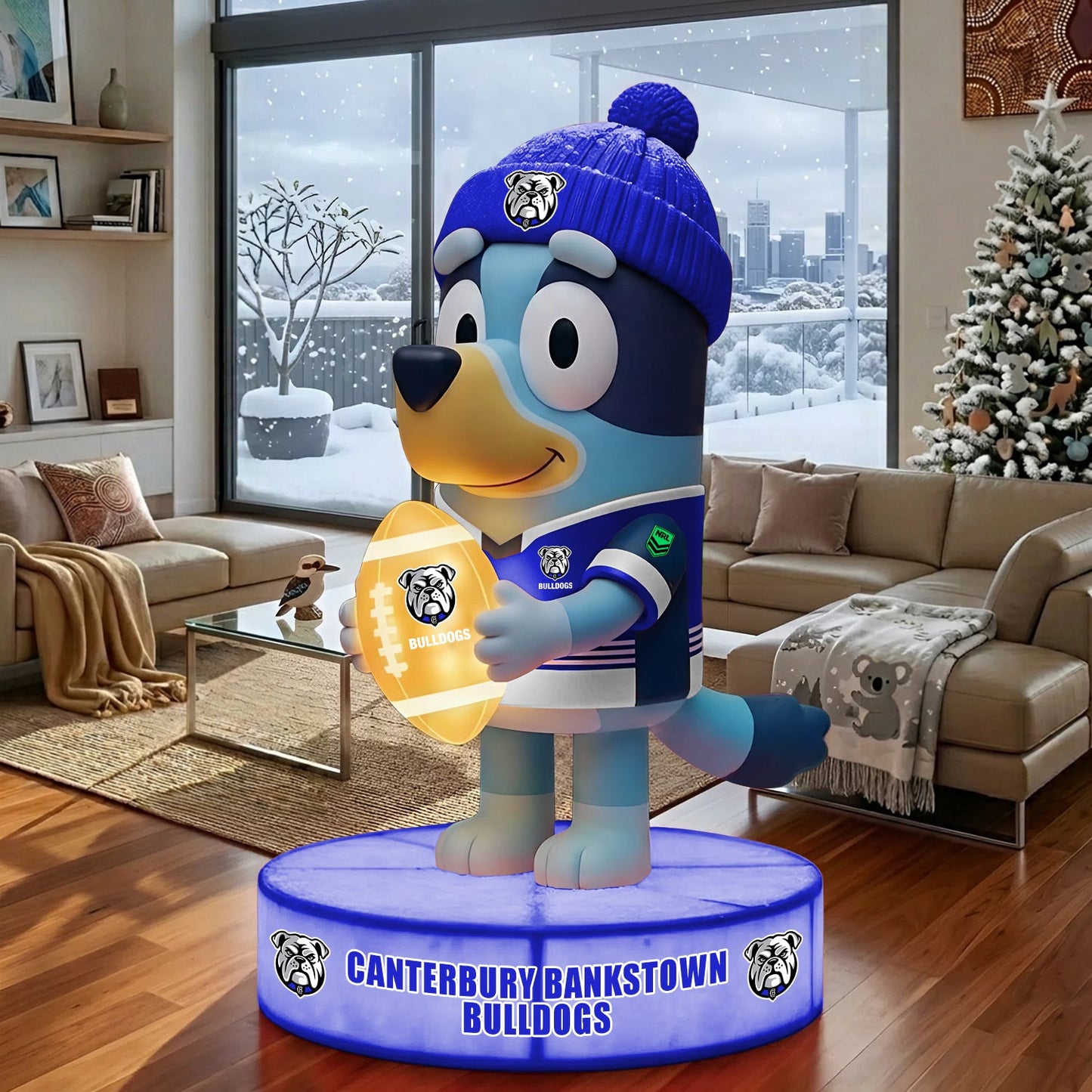 PREMIUM NRL X CBB BLUEY COLLECTIBLE STATUE DECOR FOR SWEET HOME LIMITED EDITION NDT NHM 250326