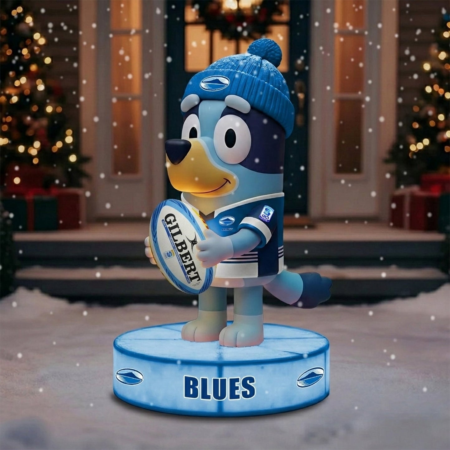 PREMIUM SRP X BLUE Holiday Spirit Collectible BLUEY Statue V2 NDT NHM 270326