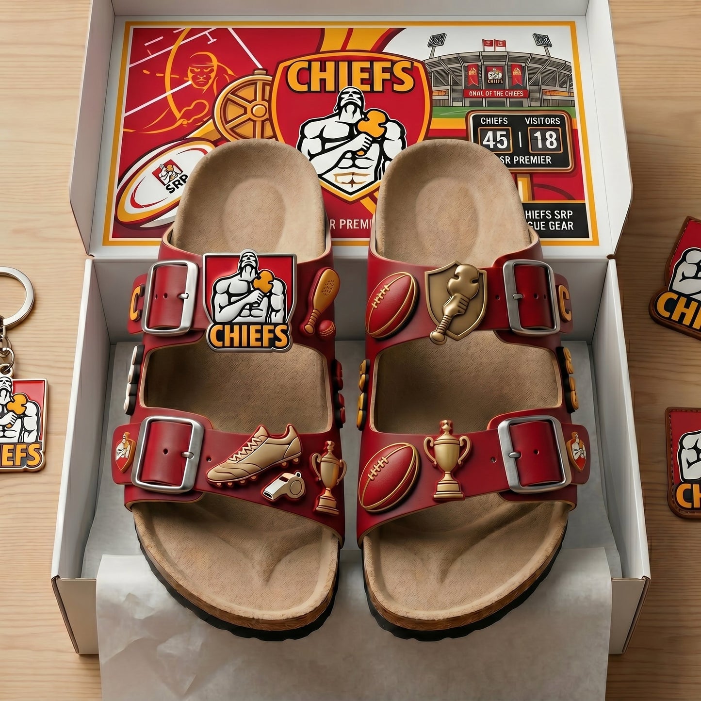PREMIUM SRP  X CHI  Birken-Inspired Double-Strap Sandals For Summer Holiday NDT VHM 190526