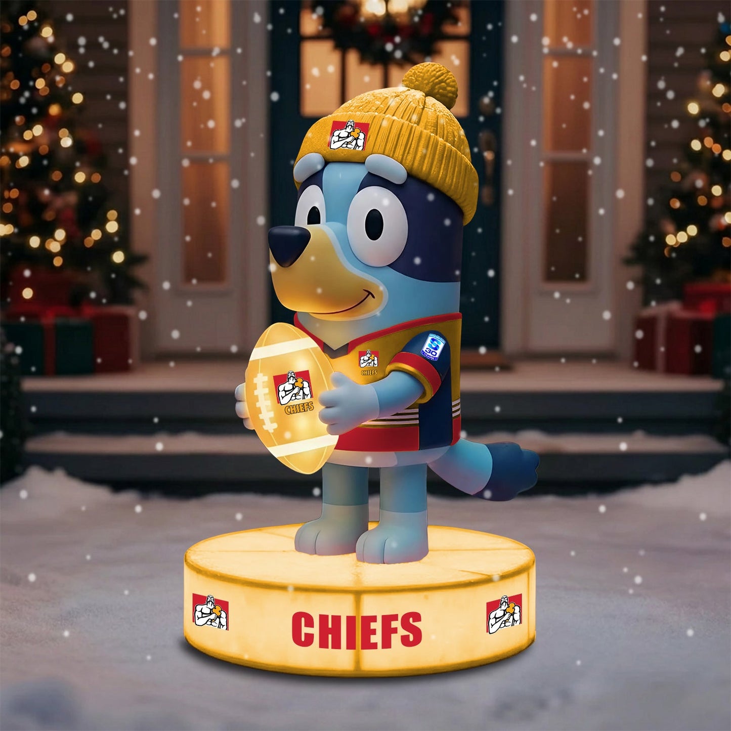 PREMIUM SRP X CHI Holiday Spirit Collectible BLUEY Statue NDT NHM 270326