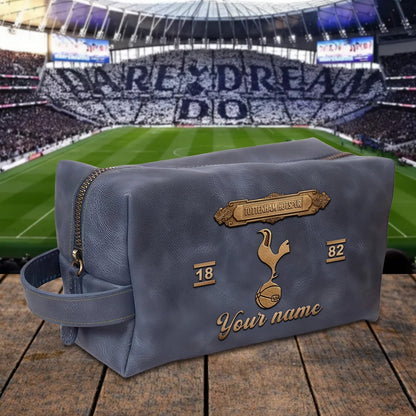 PREMIUM ?��??���?��? X TOT 3D EMBOSSED LEATHER TOILETRY BAG Limited Edition NDT NHM 020326