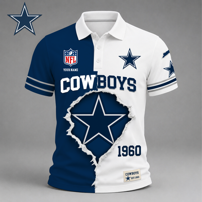 Premium NFL X DC Game Day Streetwear V-neck  Shirt NDT VHM 040626