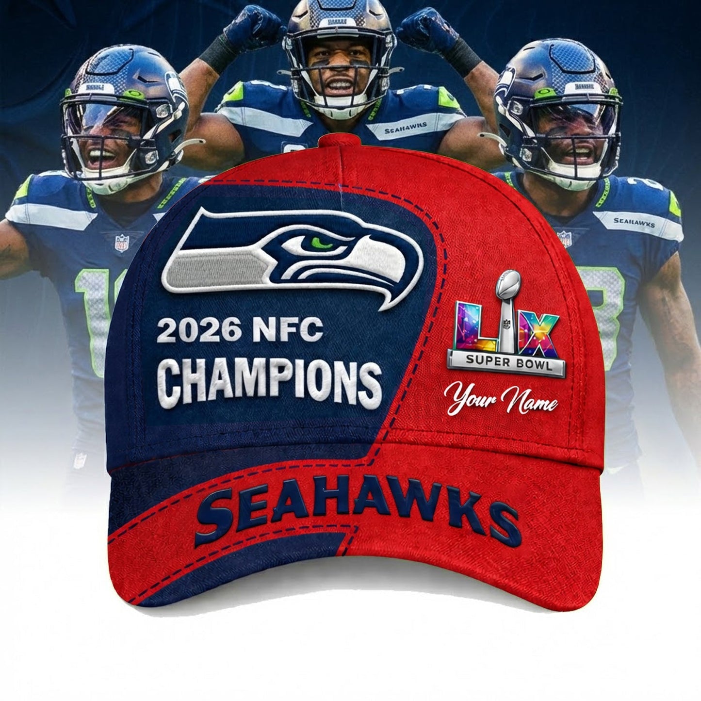 PREMIUM NFL X HAW National League Champions 2026 CLASSIC CAP NDT NHM 050226