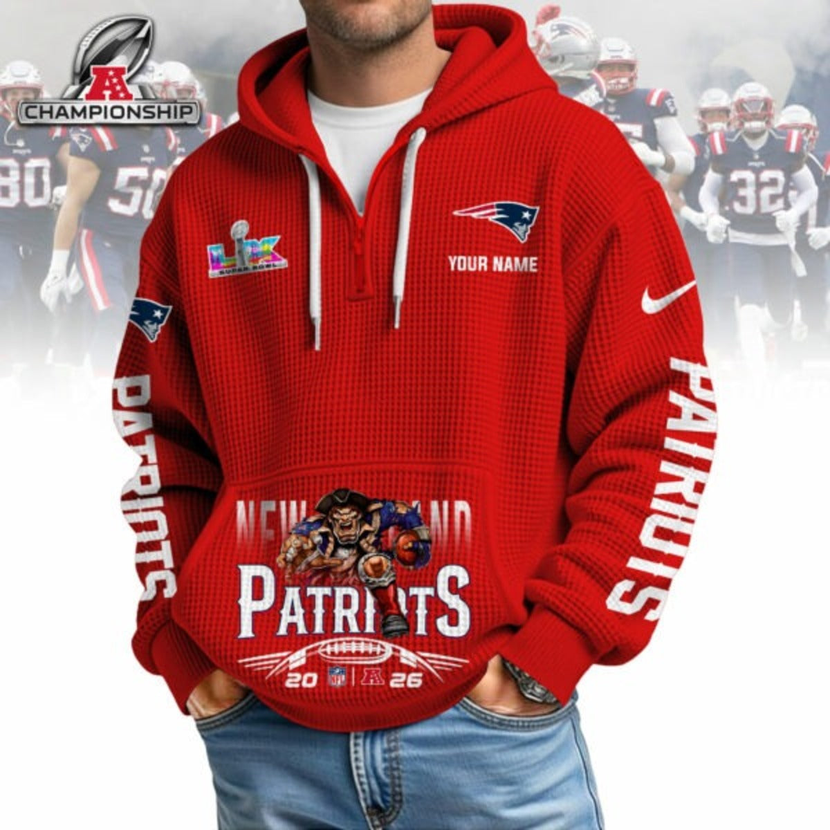 PREMIUM NFL X PAT National League Champions 2026 Fashion Hoodie NDT NHM 050226