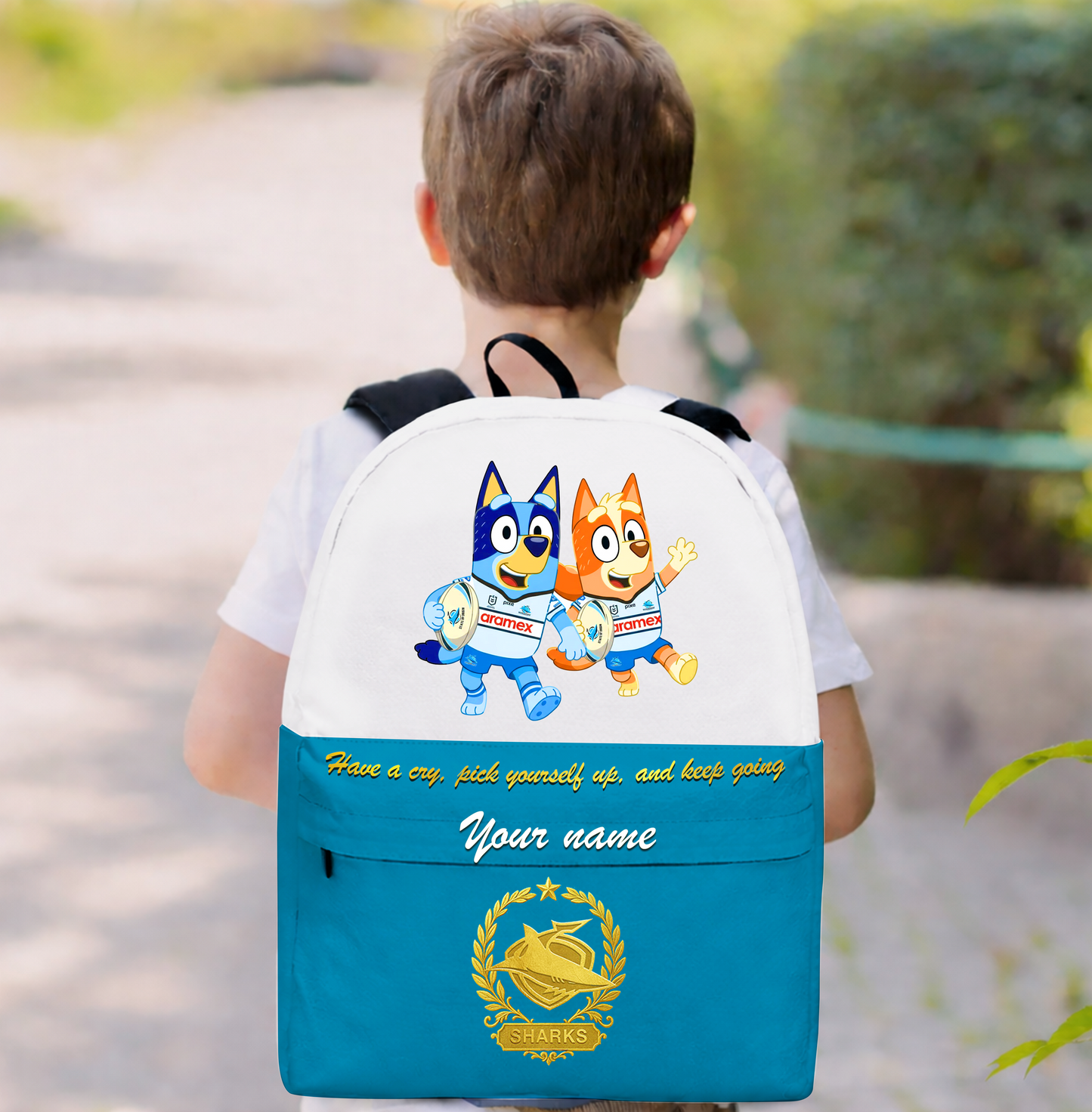 PREMIUM NRL X CSS Schoolbag  Bluey & Bingo  Personalized Gifts For Son Limited Edition NDT VHM 030326