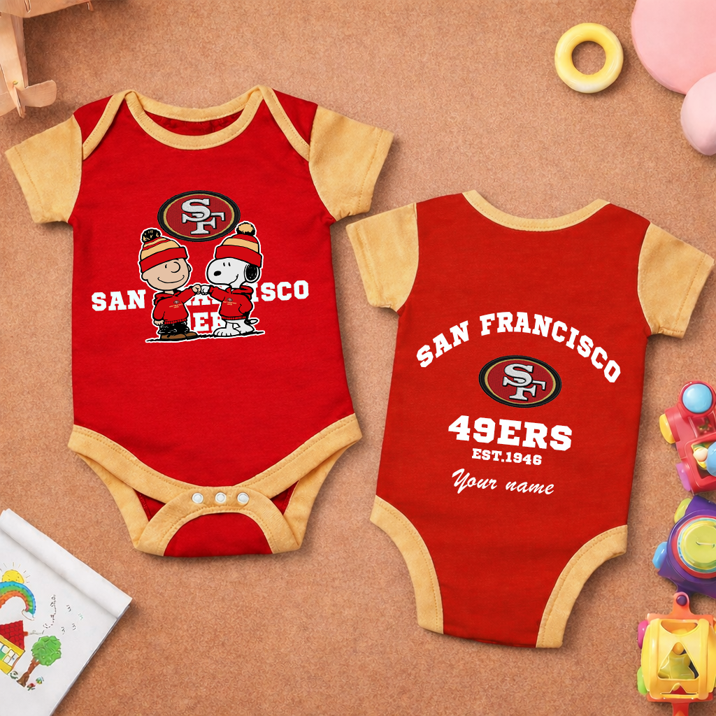 PREMIUM ?�?æ?�???�?? X SF49  New Baby Romper Custom Name For Kids NDT NTN 270226