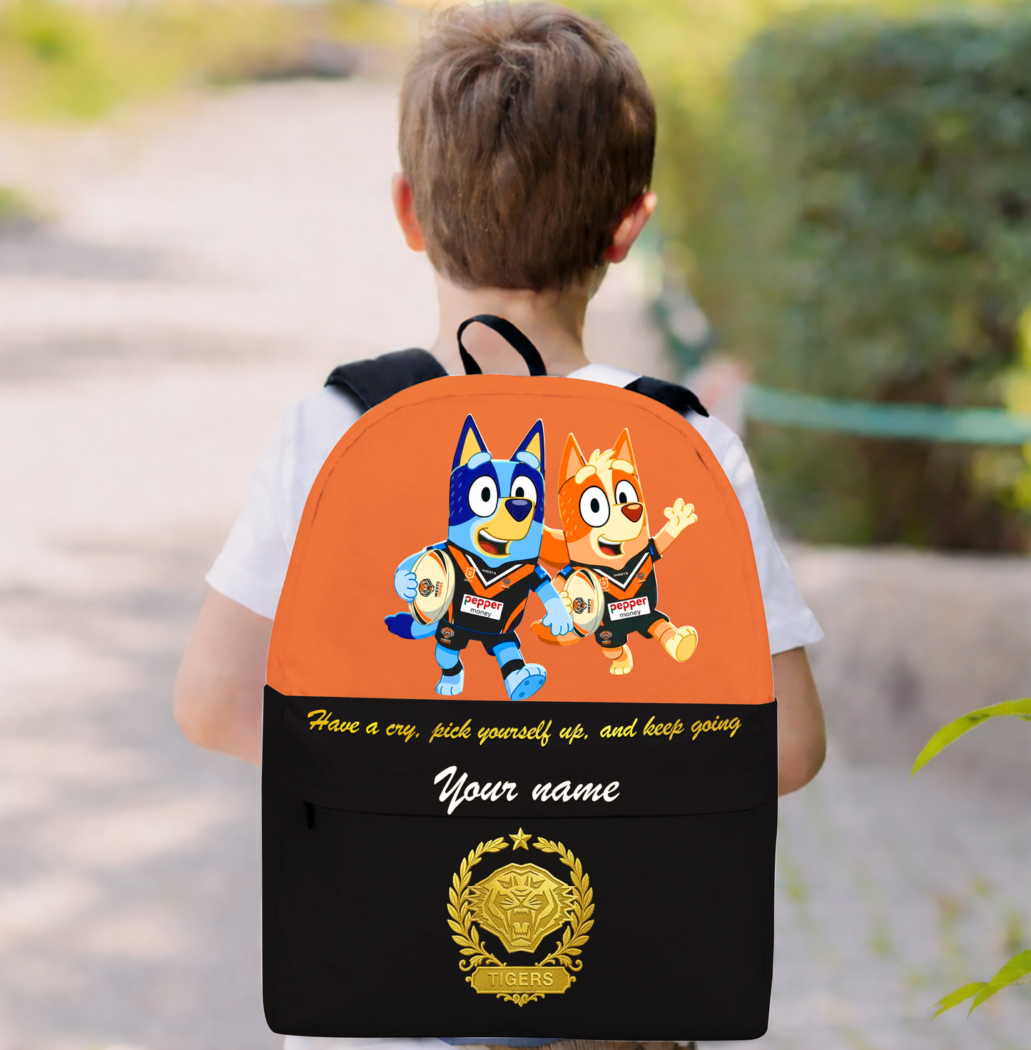 PREMIUM NRL X WT Schoolbag  Bluey & Bingo  Personalized Gifts For Son Limited Edition NDT VHM 030326