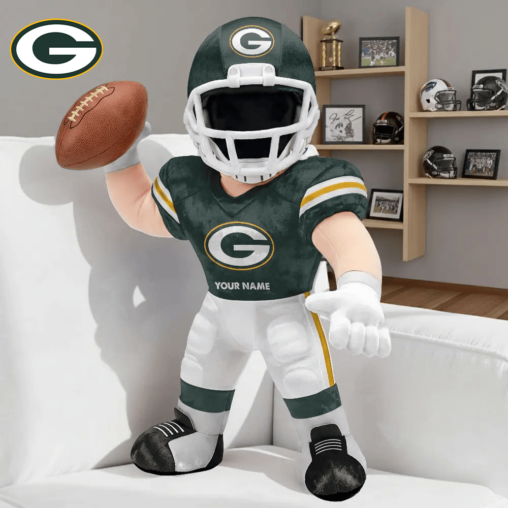 PREMUM NFL X GBP Players Custom Shape Pillow Custom Name Gifts FOR FAN NDT VHM 250526