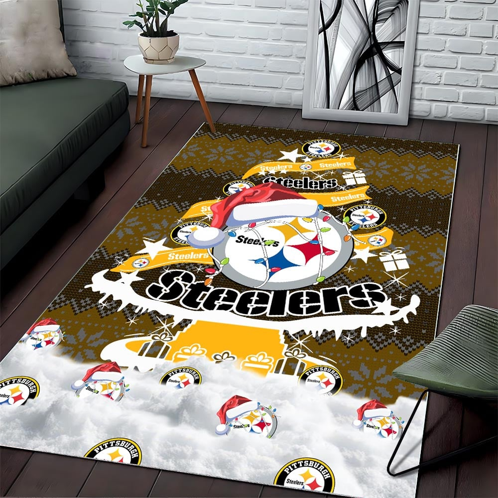 PS NFL Chrismas Carpet Rug DDT NTL