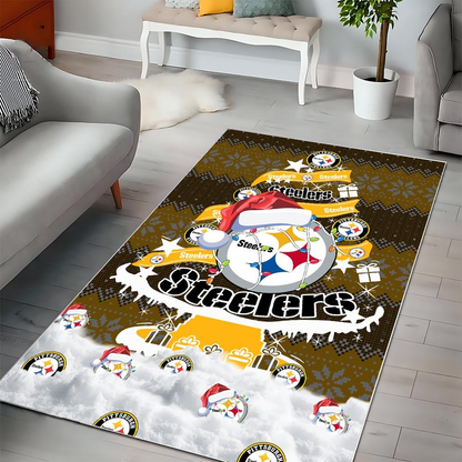 PS NFL Chrismas Carpet Rug DDT NTL