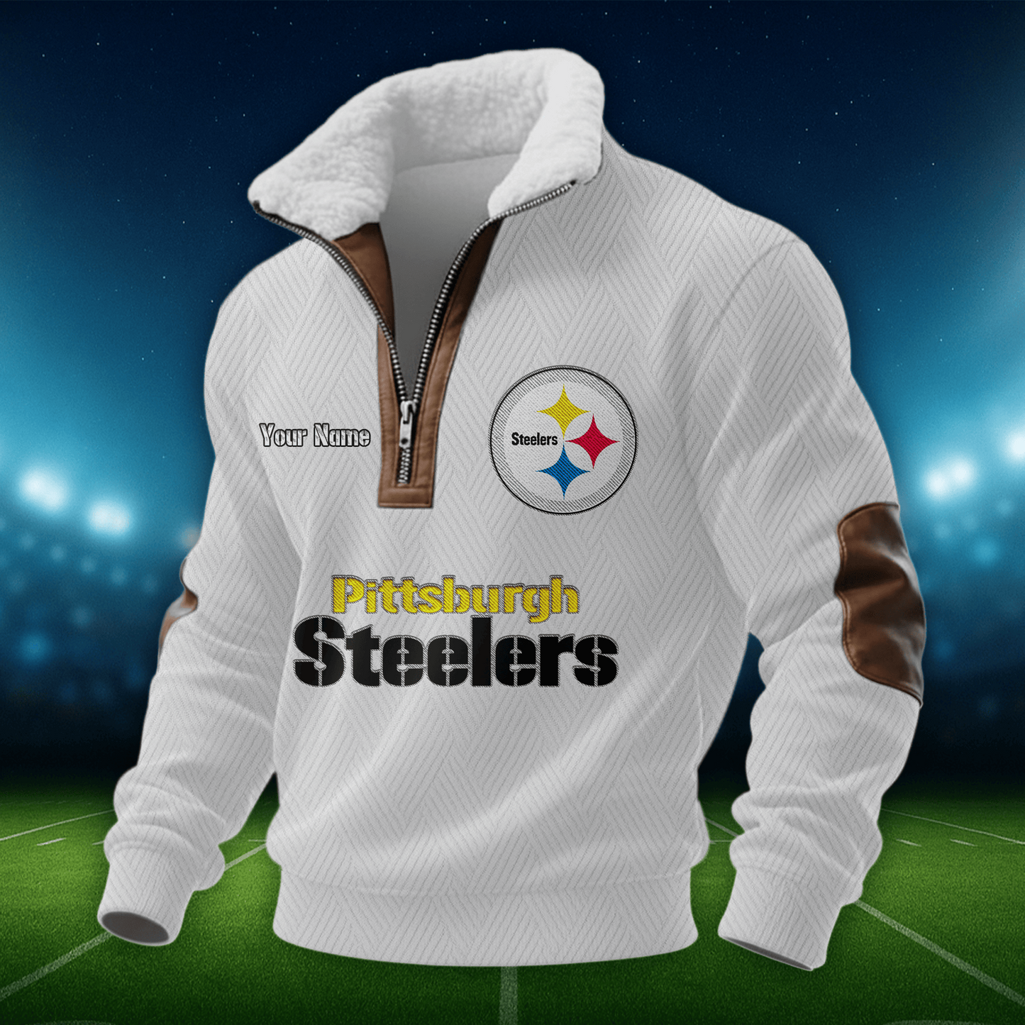 PS NFL Men Fur Collar Sweatshirt DDT CTND