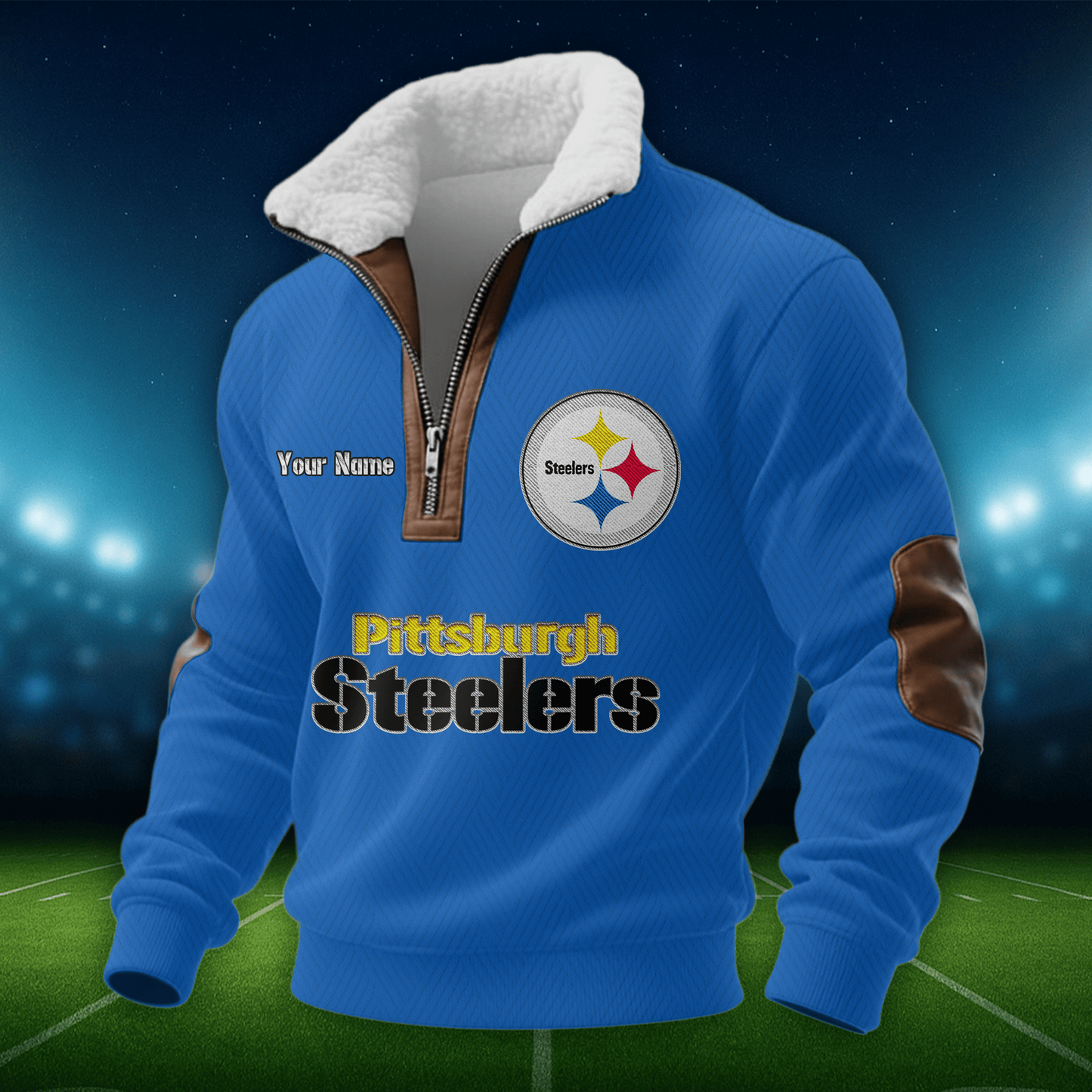 PS NFL Men Fur Collar Sweatshirt DDT CTND