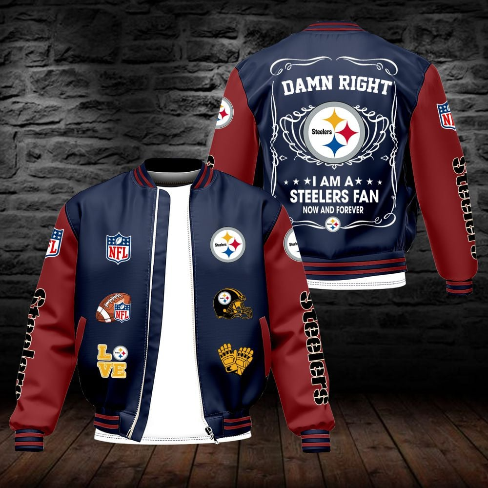 PS NFL Premium Leather Bomber Jacket DDT HLPHUONG