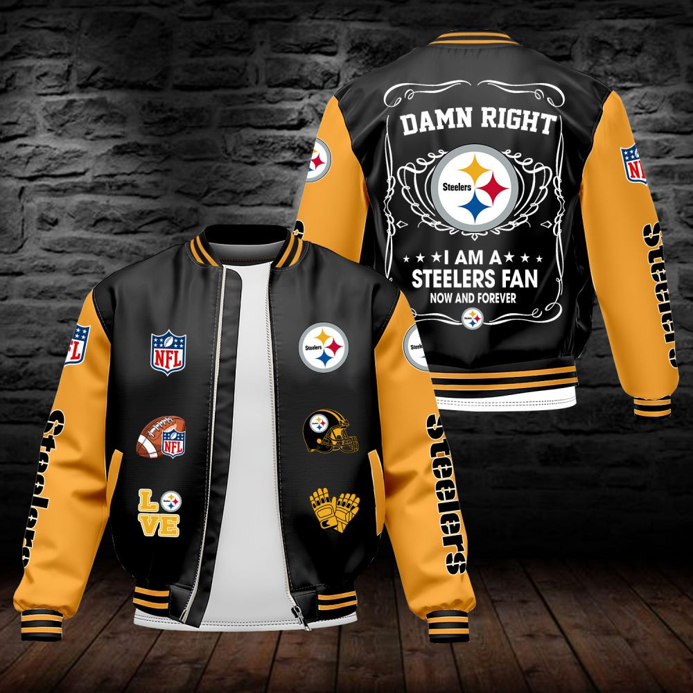 PS NFL Premium Leather Bomber Jacket DDT HLPHUONG