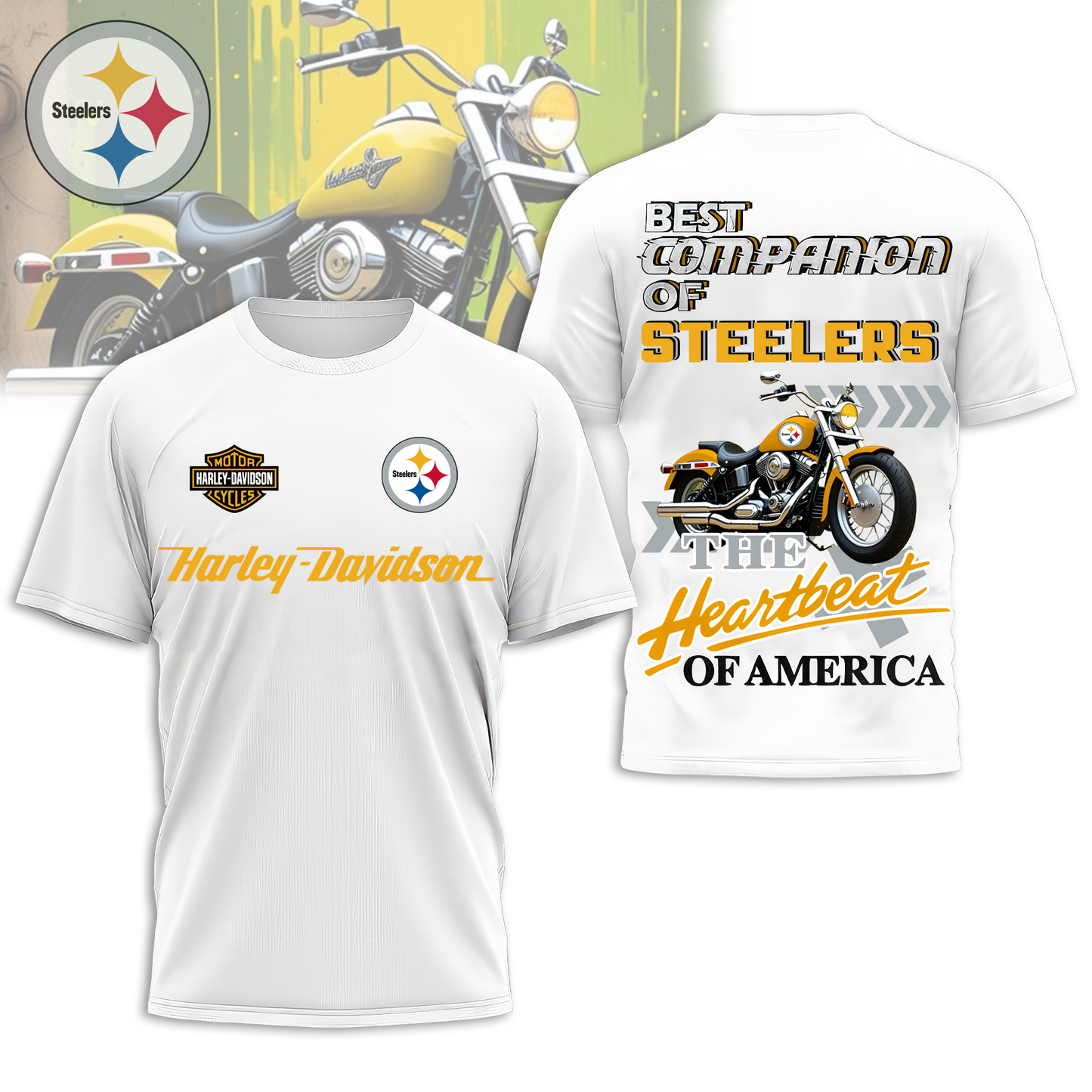 PS Premium NFL HL Motorcycle 3D Shirt DDT CTND