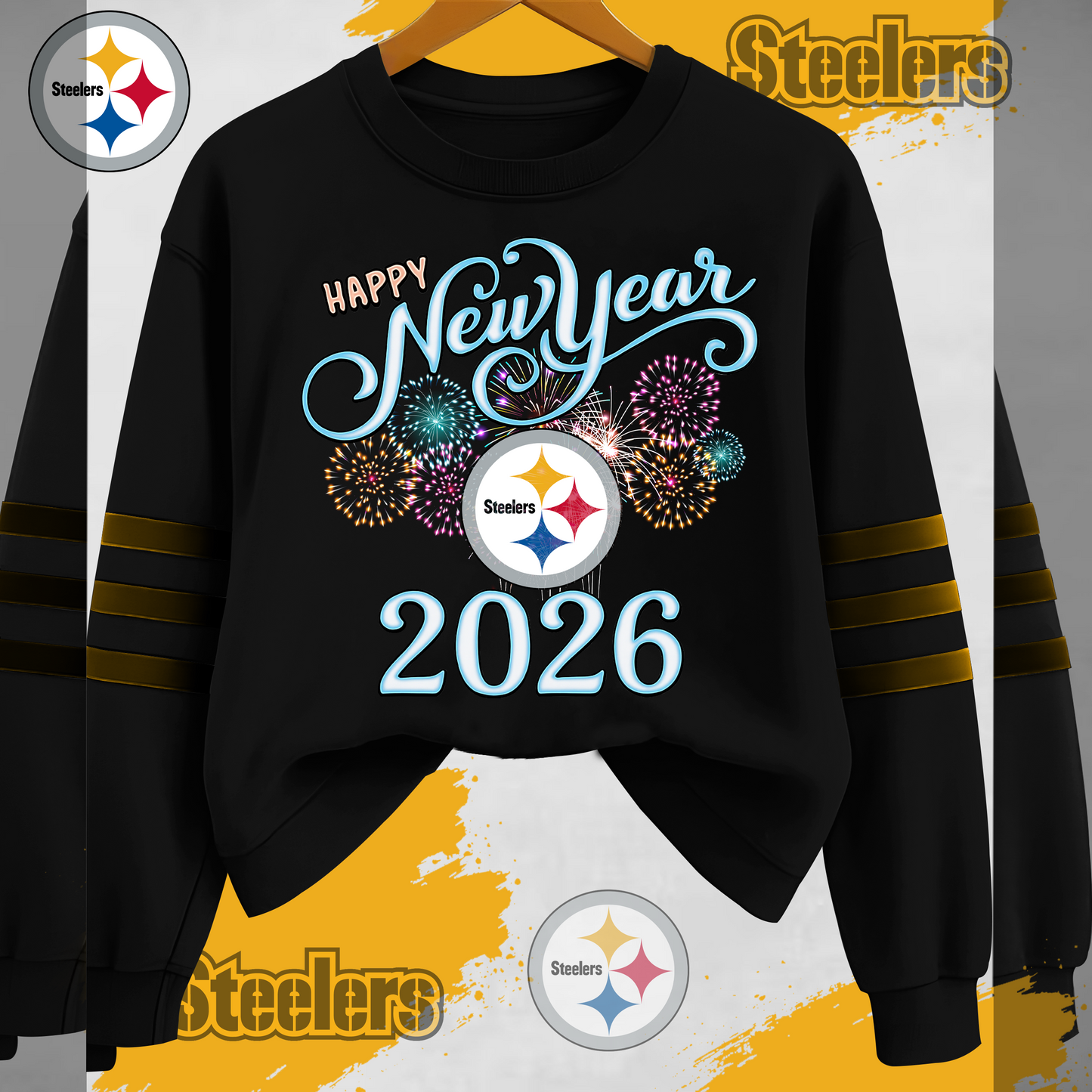 PS Premium NFL Happy New Year 2026 Sweatshirt DDT CTND
