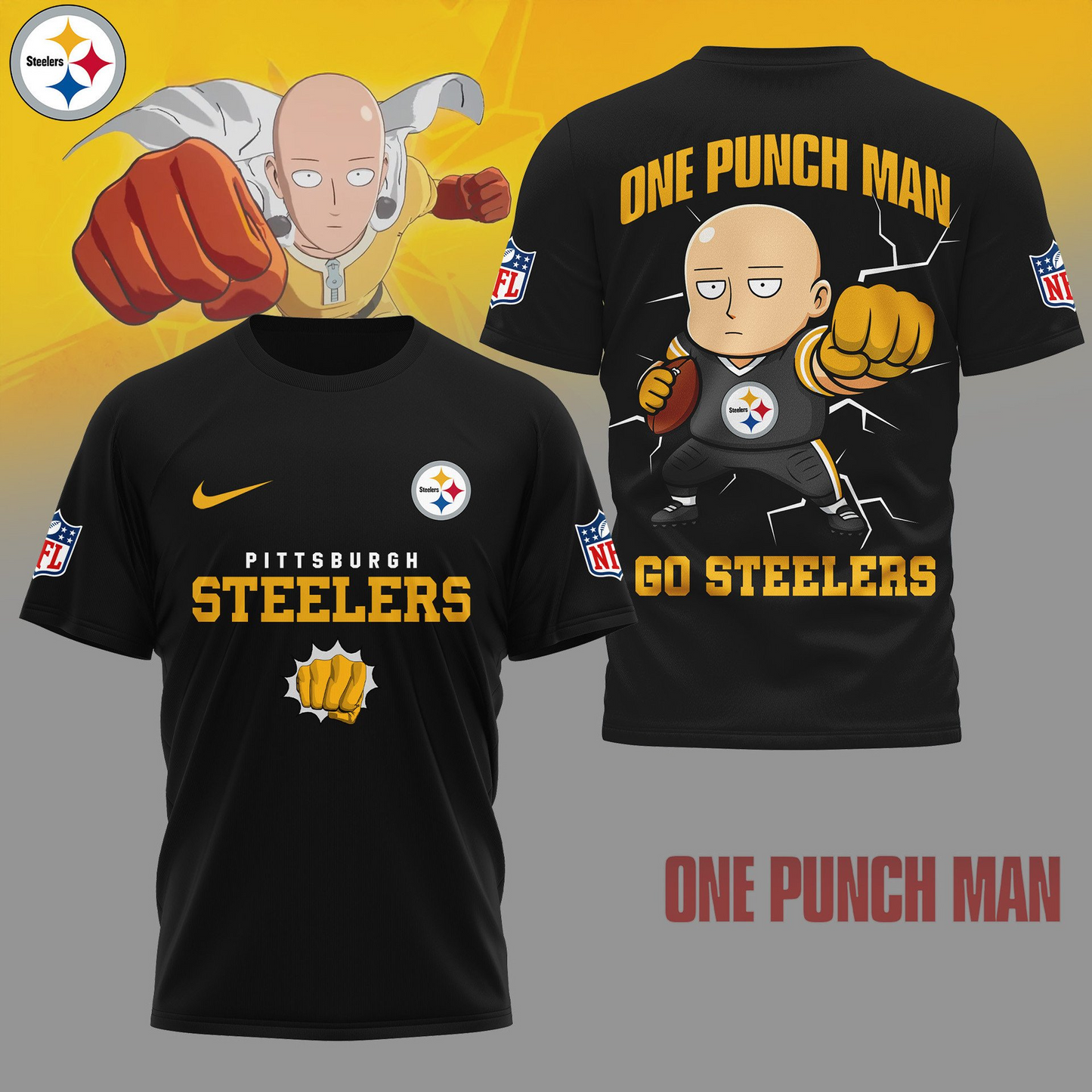 PS Premium NFL One Punch Man Fan 3D Shirt DDT NTL