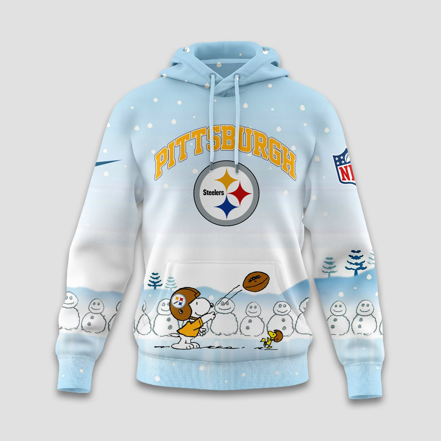 PS Premium NFL Peanuts Snow Day Hoodie DDT CTND