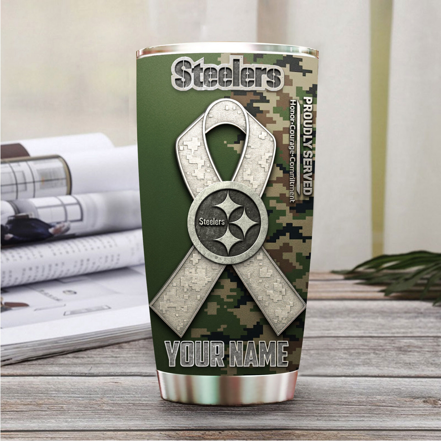 PS Premium NFL Proudly Served Tumbler DDT NTL