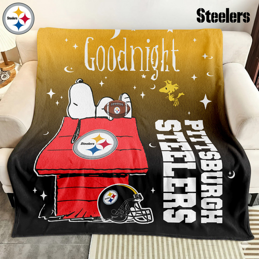 PS Premium NFL Snoopy Fan Blanket DDT NTL