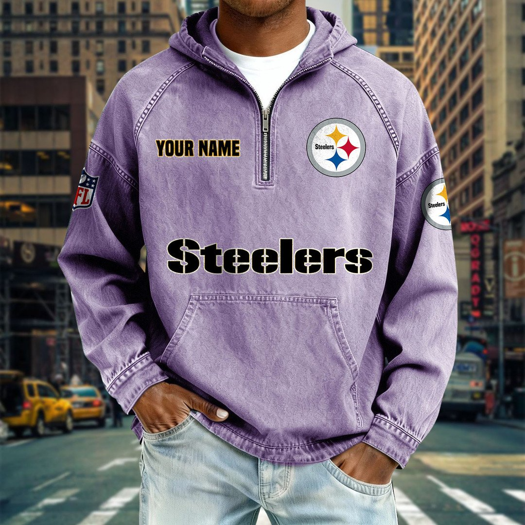 PS x NFL Denim Long - Sleeved Hooded Sweatshirt DDT NTL