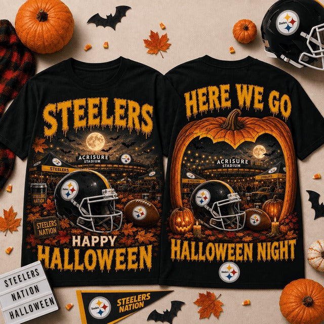 PS x NFL Halloween Custom Name T Shirt Gift For Fan