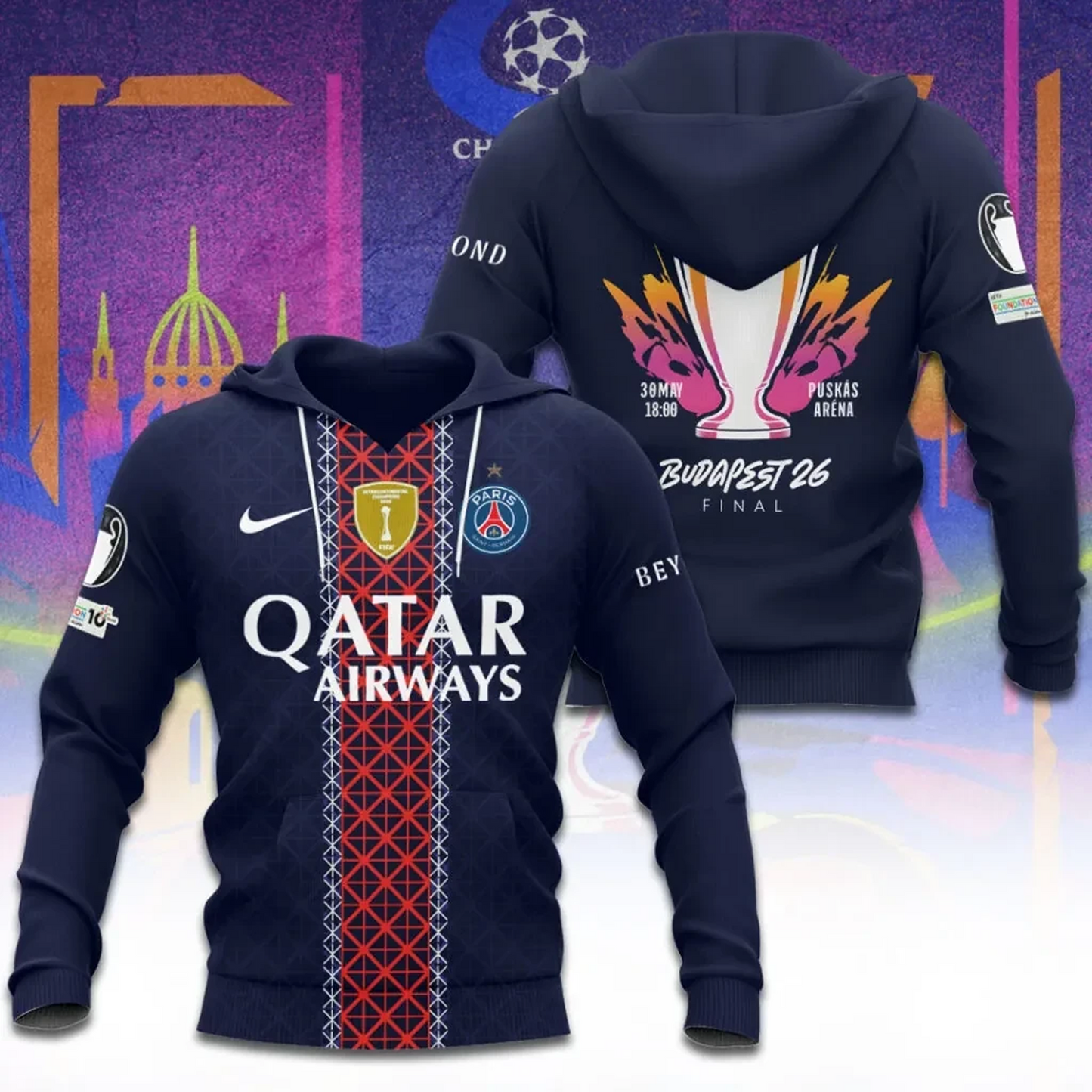 PSG Champions League Final 2026 3D Shirt V10 1405 DatND DVT