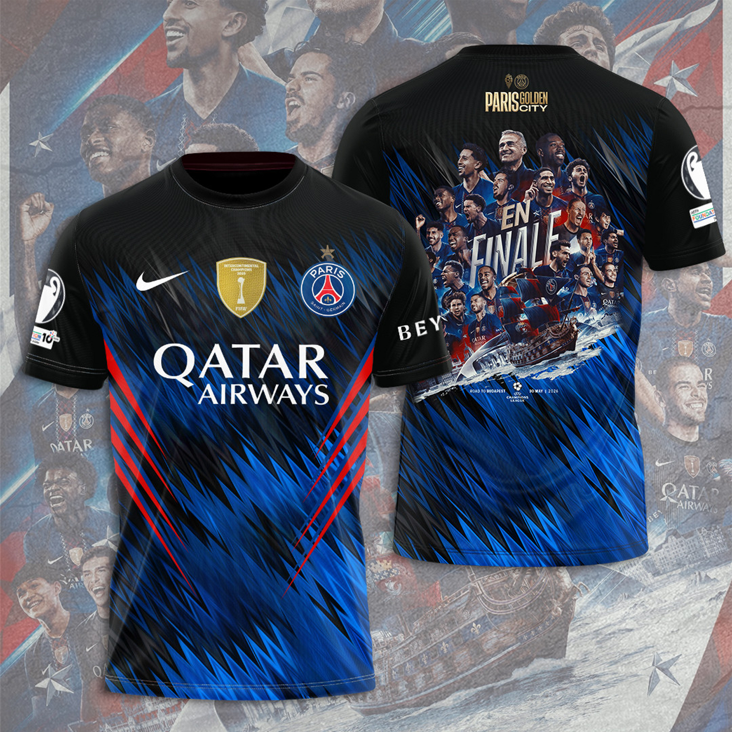 PSG Champions League Final 2026 3D Shirt V12 1405 DatND DVT