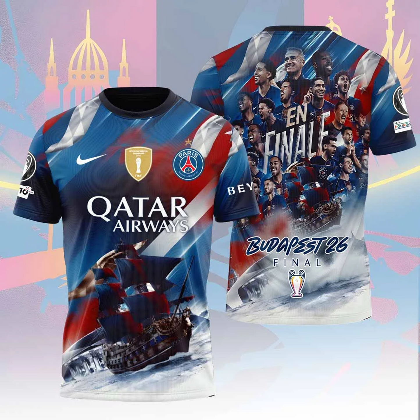 PSG x 2026 Champions 3D Aparael V5 DATND TANTD 180526