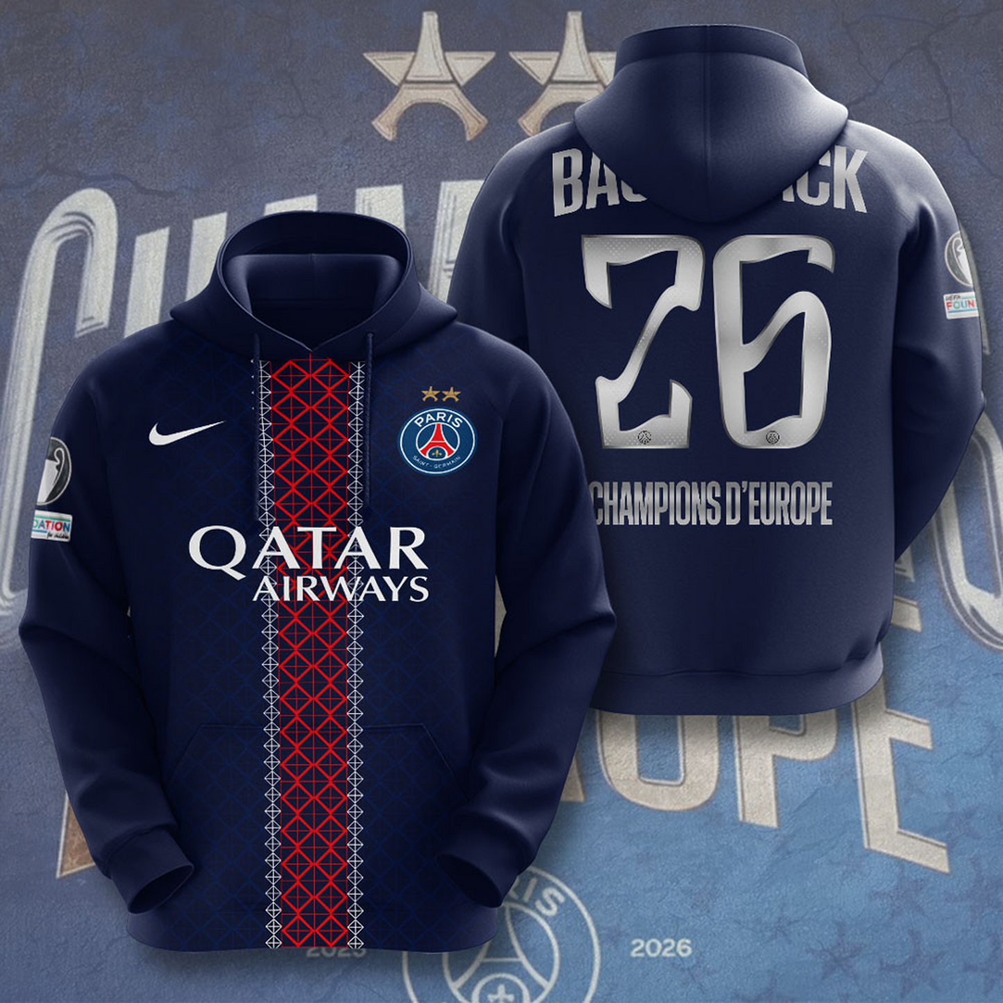PSG x 2026 Champions League 3D Aparael V13 DATND TANTD 010626 1