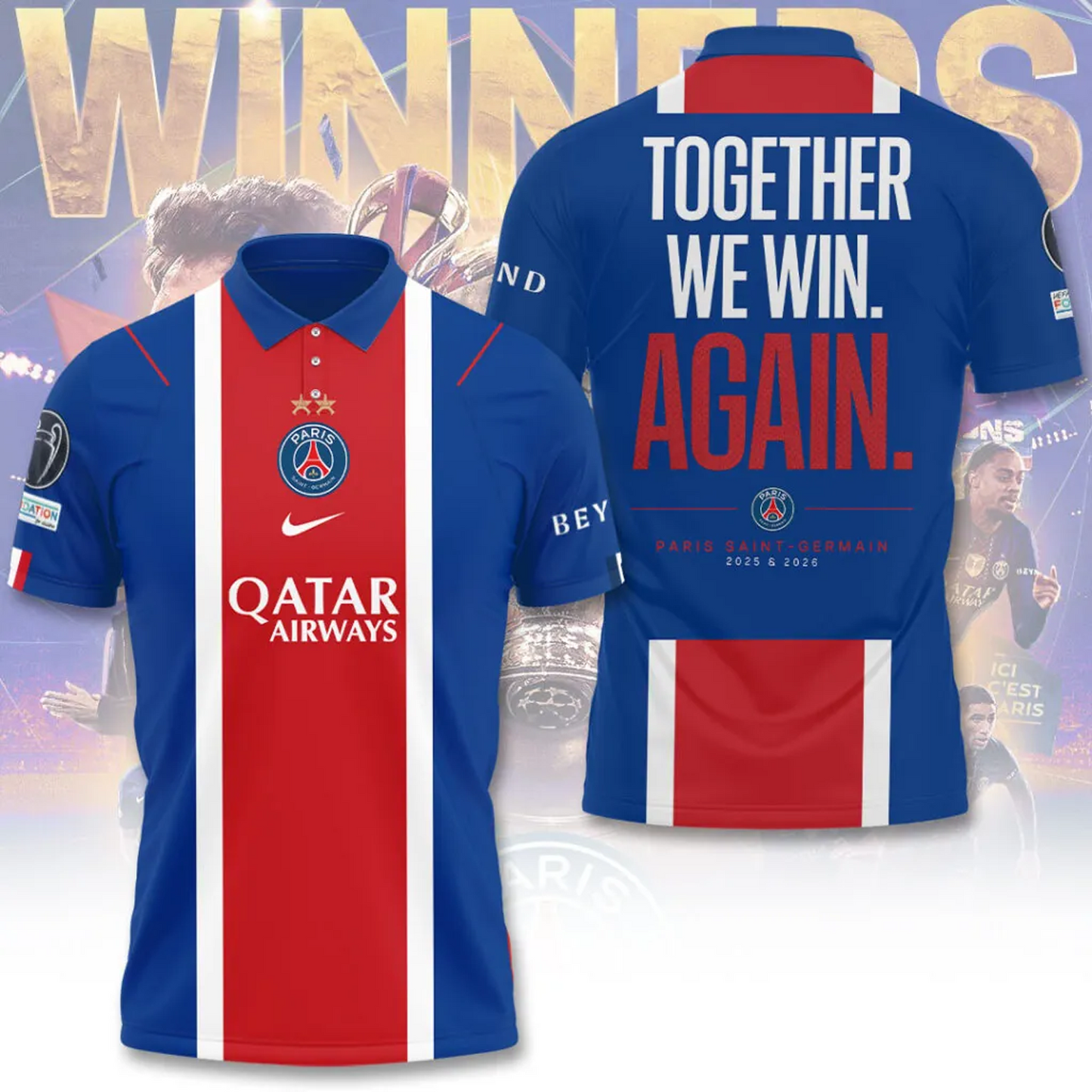 PSG x Champions D' Europe 2026 3D Apparel V3 DATND TANTD 030626