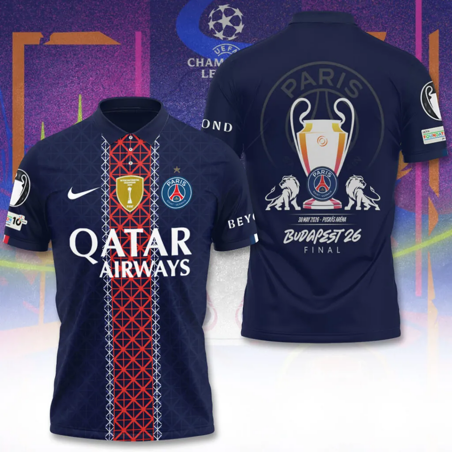 PSG x Champions League Final 2026 3D Apparel V3 DATND TANTD 080526