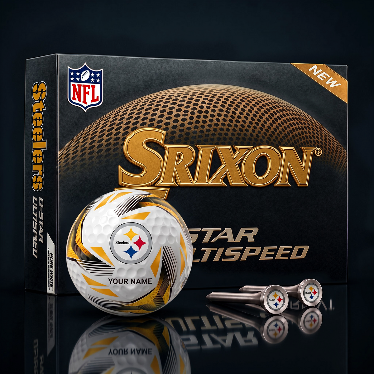 PS_NFL Football Fan Signature Golf Ball Set – Personalized Edition