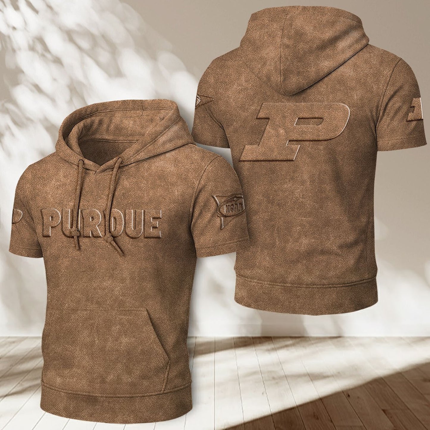 PU x NCAA Half Sleeve Hoodie T-Shirt DatND ThuongNH