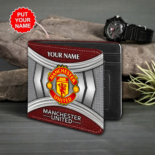 Personalized MUN x EPL Custom name Leather Wallet DATND TANTD