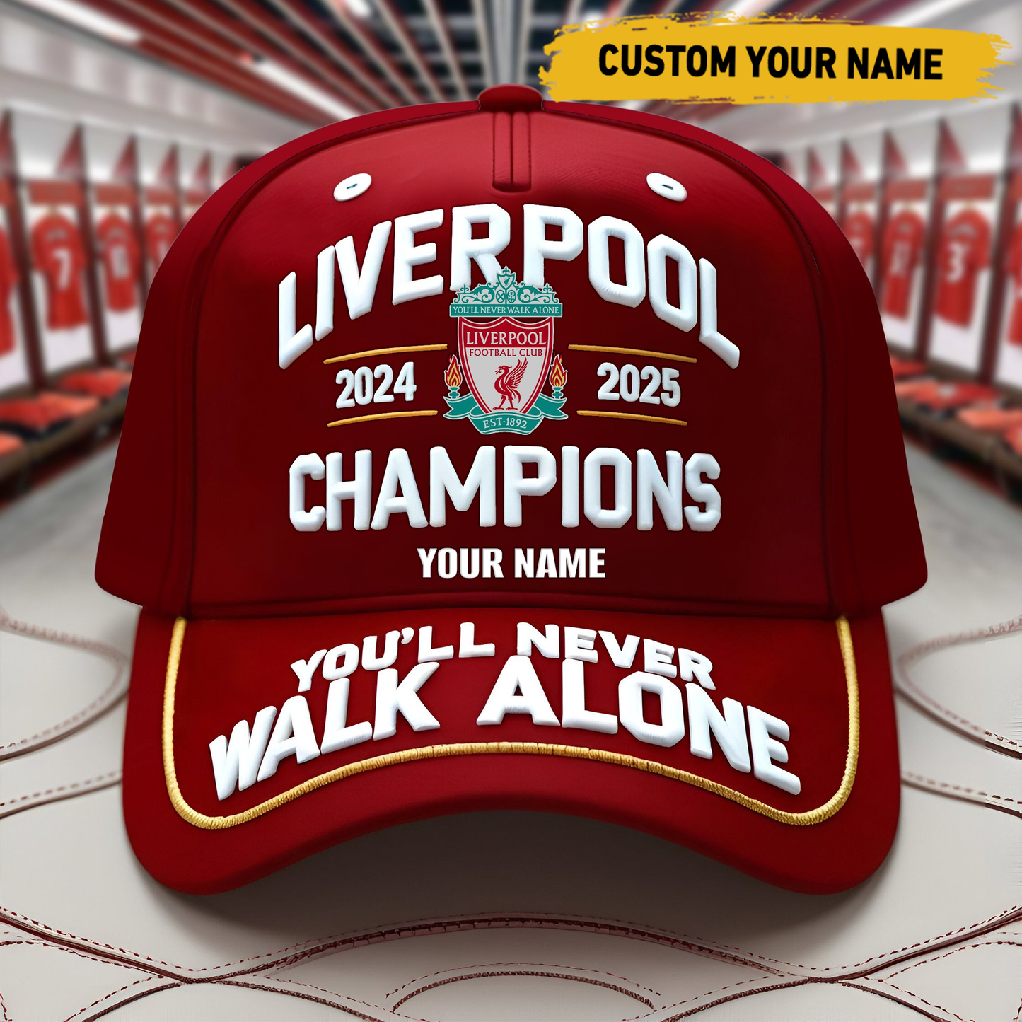 Personalized Name LIV Champions Premier League V15 Classic Cap DDTTTV
