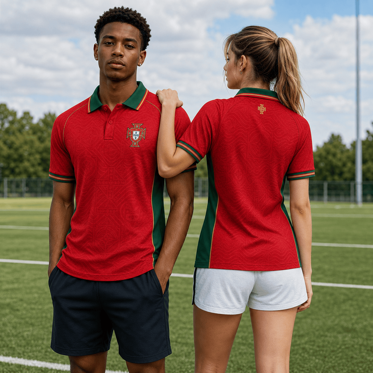 Portugal Premium WC26 Polo Shirt 0805 V DatND DVT