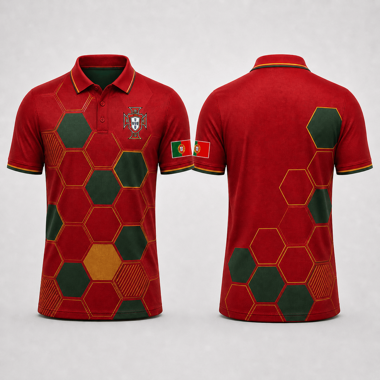 Portugal Premium WC26 Polo Shirt 0805 V2 DatND DVT