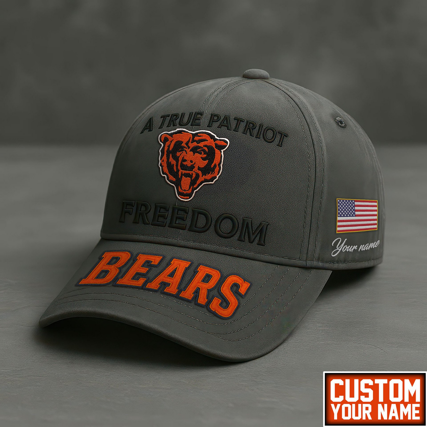 Premium CHI x NFL A True Patriot Cap TD NDT TDT